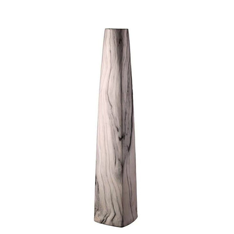 Moes Home Carrara Short Vase in Light Grey
