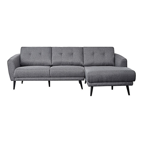 Moes Home Carson Sectional Grey Right