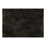 Moes Home Cashmere Fur Pillow in Green