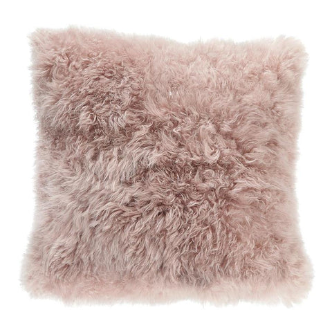 Moes Home Cashmere Fur Pillow in Purple