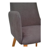 Moes Home Chesney Dining Chair in Charcoal Grey