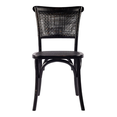 Moes Home Churchill Dining Chair Antique Black-Set Of Two