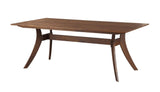 Moes Home Collection Florence Rectangular Dining Table In Walnut
