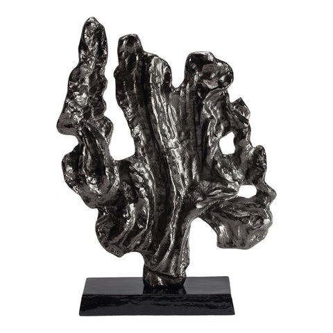 Moes Home Coral Sculpture Large Black Nickel