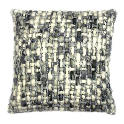 Moes Home Cozy Feather Cushion Light Grey 20X20