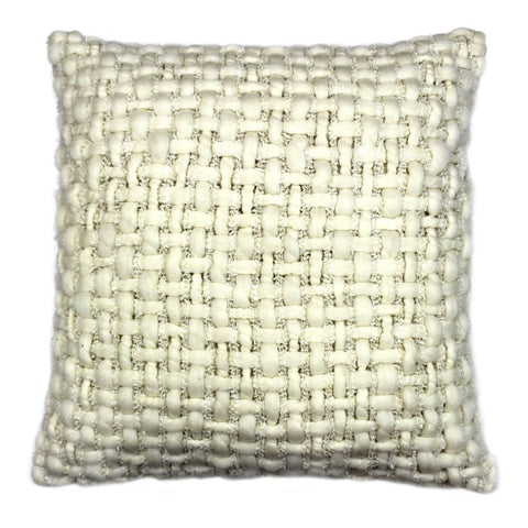 Moes Home Cozy Feather Cushion White 20X20