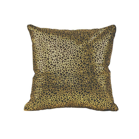Moes Home Daisy Pillow Black & Gold