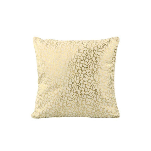 Moes Home Daisy Pillow White & Gold