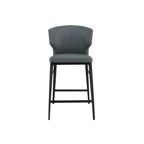 Moes Home Delaney Counter Stool Grey
