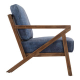 Moes Home Drexel Arm Chair in Blue