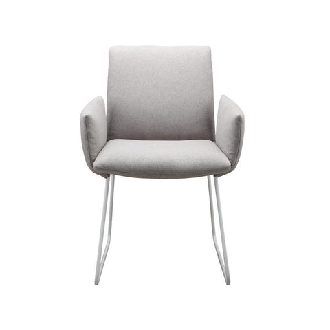 Moes Home Evora Arm Chair Light Grey
