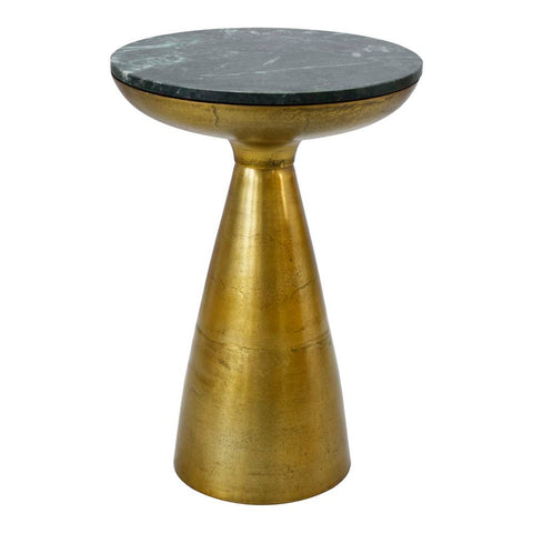 Moes Home Font Side Table Green Marble