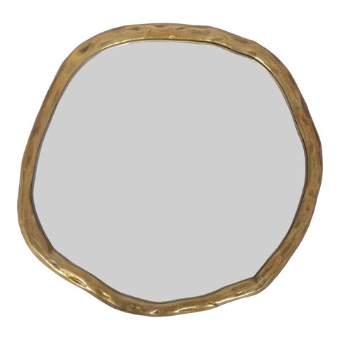Moes Home Foundry Mirror Small Gold