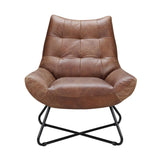 Moes Home Graduate Lounge Chair in Cappuccino