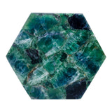 Moes Home Green Fluorite Accent Table in Green