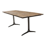 Moes Home Gustave Dining Table in Dark Brown