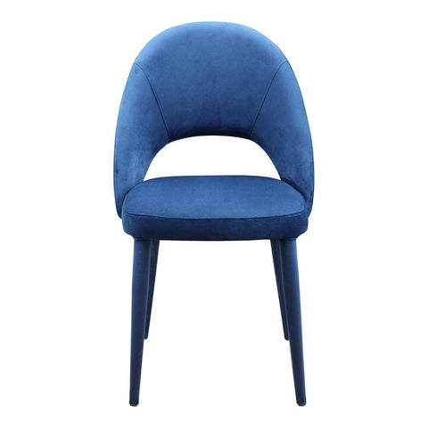 Moes Home Harding Dining Chair in Dark Blue