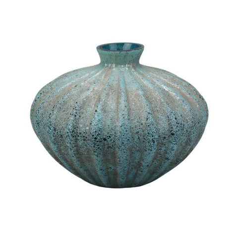 Moes Home Hydra Vase in Dark Blue