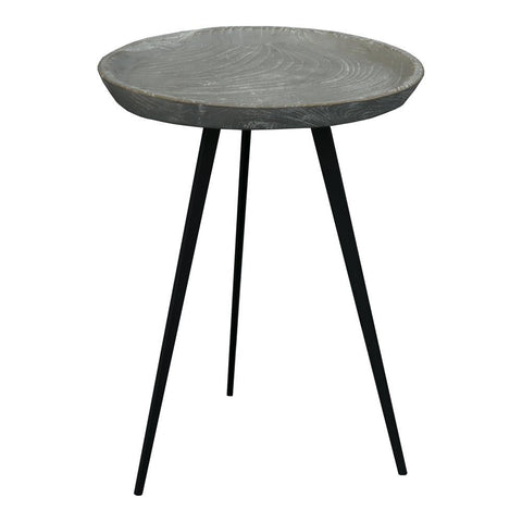 Moes Home Java Tall Accent Table in Light Grey