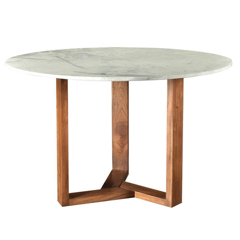 Moes Home Jinxx Dining Table in White