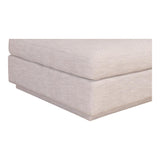 Moes Home Justin Ottoman in Taupe