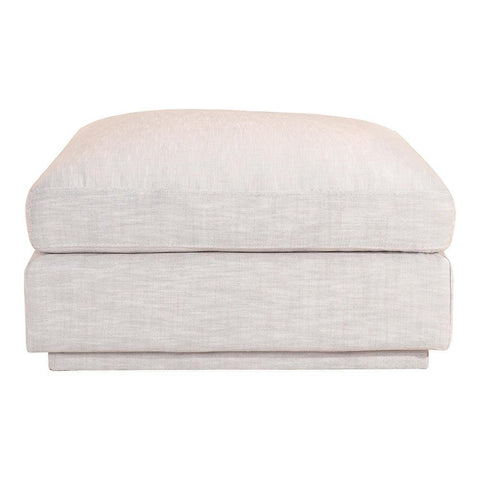 Moes Home Justin Ottoman in Taupe