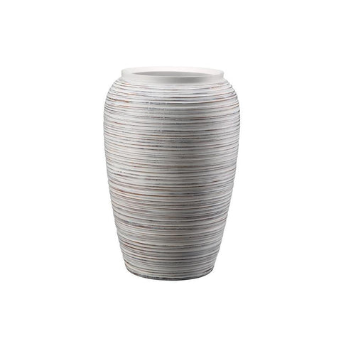 Moes Home Kenora Vase in Cream White