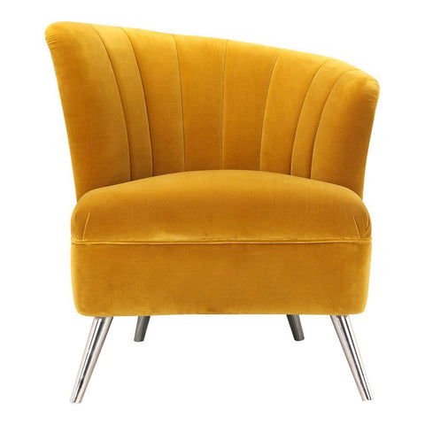 Moes Home Layan Accent Chair Right Yellow