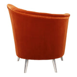 Moes Home Layan Accent Chair Right in Orange