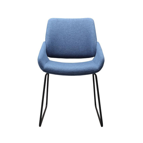 Moes Home Lisboa Dining Chair Blue