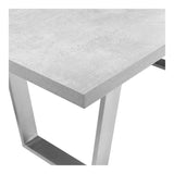 Moes Home Mason Dining Table in Light Grey