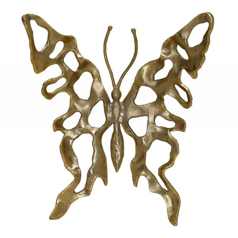 Moes Home Metal Butterfly Champagne Large