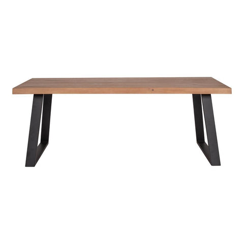 Moes Home Mila Live Edge Rectangular Dining Table