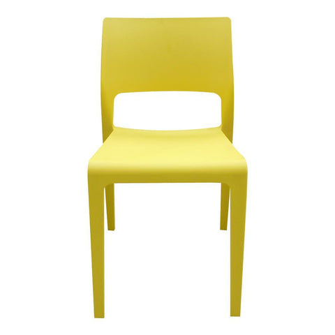 Moes Home Morrill Dining Chair in Yellow - Set Of Two