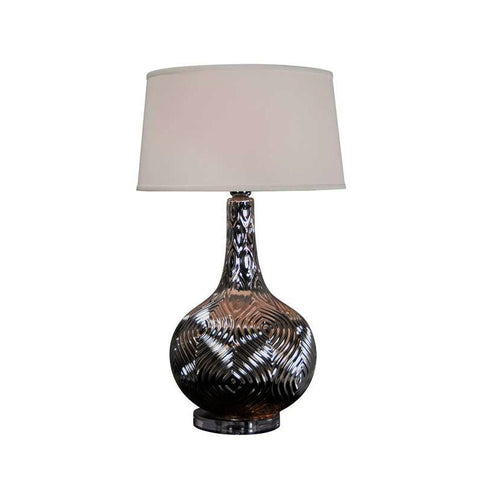Moes Home Morroco Table Lamp in Silver