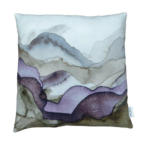 Moes Home Mountains Velvet Feather Cushion 25X25