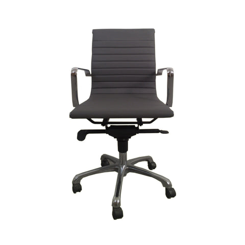 Moes Home Omega Office Chair Low Back Grey