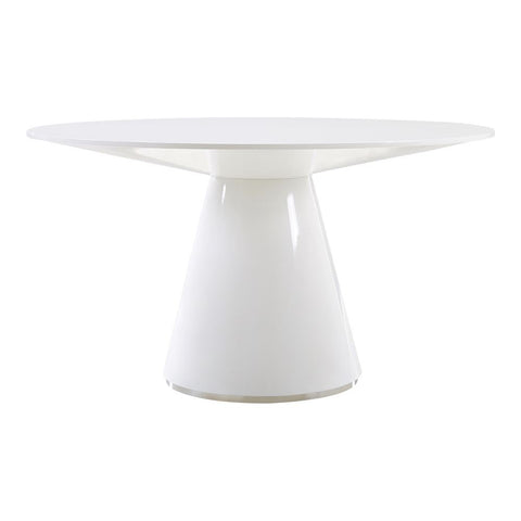 Moes Home Otago Dining Table 54In Round White