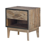 Moes Home Otero Nightstand in Light Brown