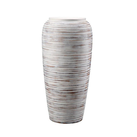 Moes Home Perth Vase in Cream White