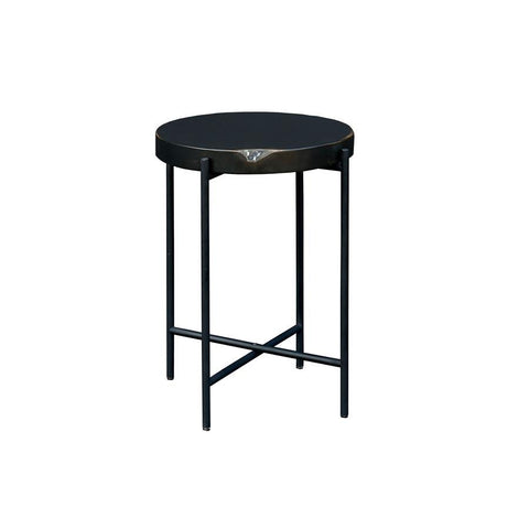 Moes Home Petro Side Table in Grey