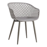 Moes Home Piazza Outdoor Chair in Grey