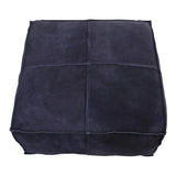 Moes Home Presley Ottoman in Blue Suede
