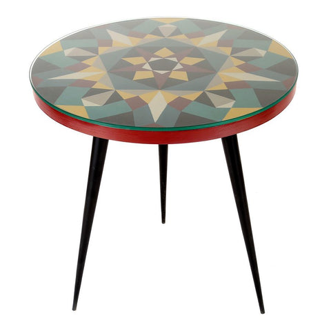 Moes Home Prismatic Accent Table in Multi