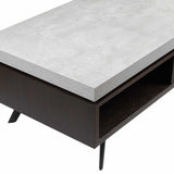 Moes Home Quincy Coffee Table in Light Grey