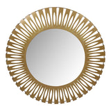 Moes Home Radiate Mirror Gold in Gold