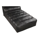 Moes Home Ramsay Leather Chaise in Antique