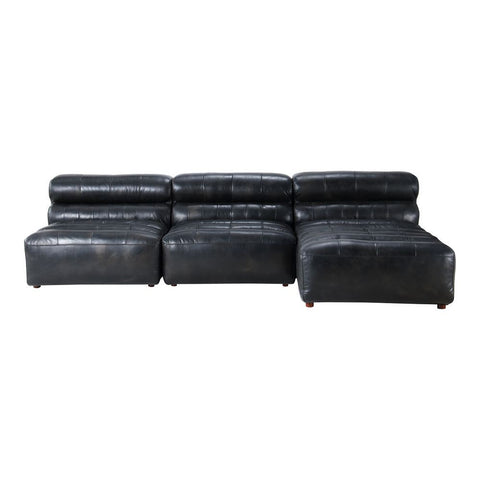 Moes Home Ramsay Signature Modular Sectional Antique Black