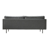 Moes Home Raphael Sofa Anthracite in Charcoal Grey