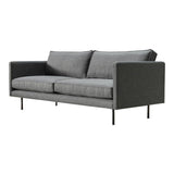Moes Home Raphael Sofa Anthracite in Charcoal Grey